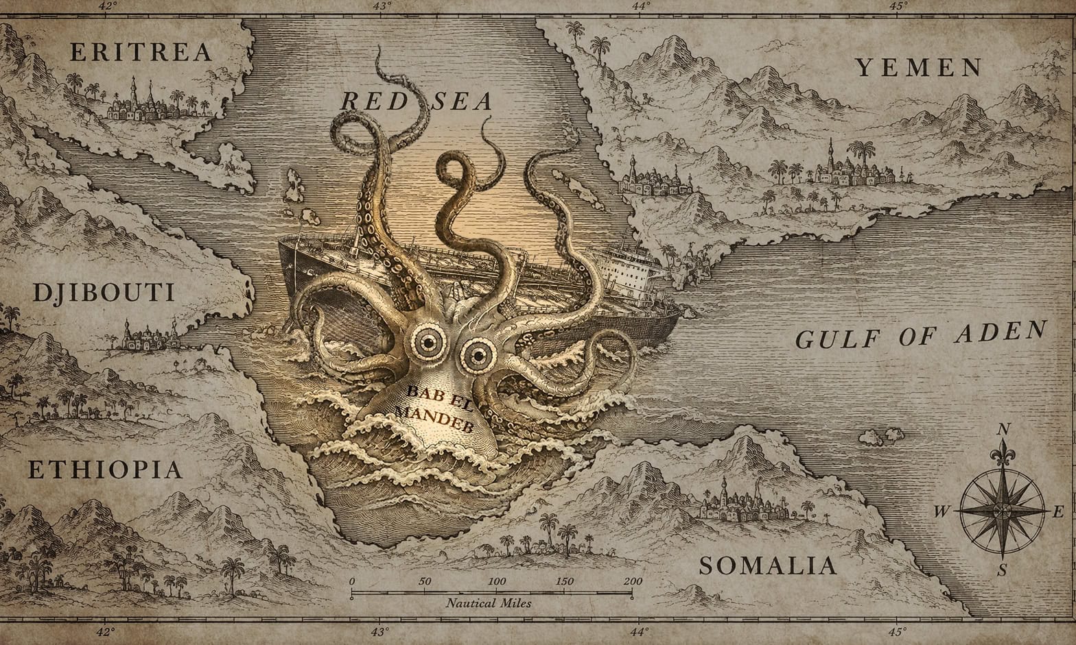 Article Header Design: “The Houthis, Bab el-Mandeb, and Maritime Transport”